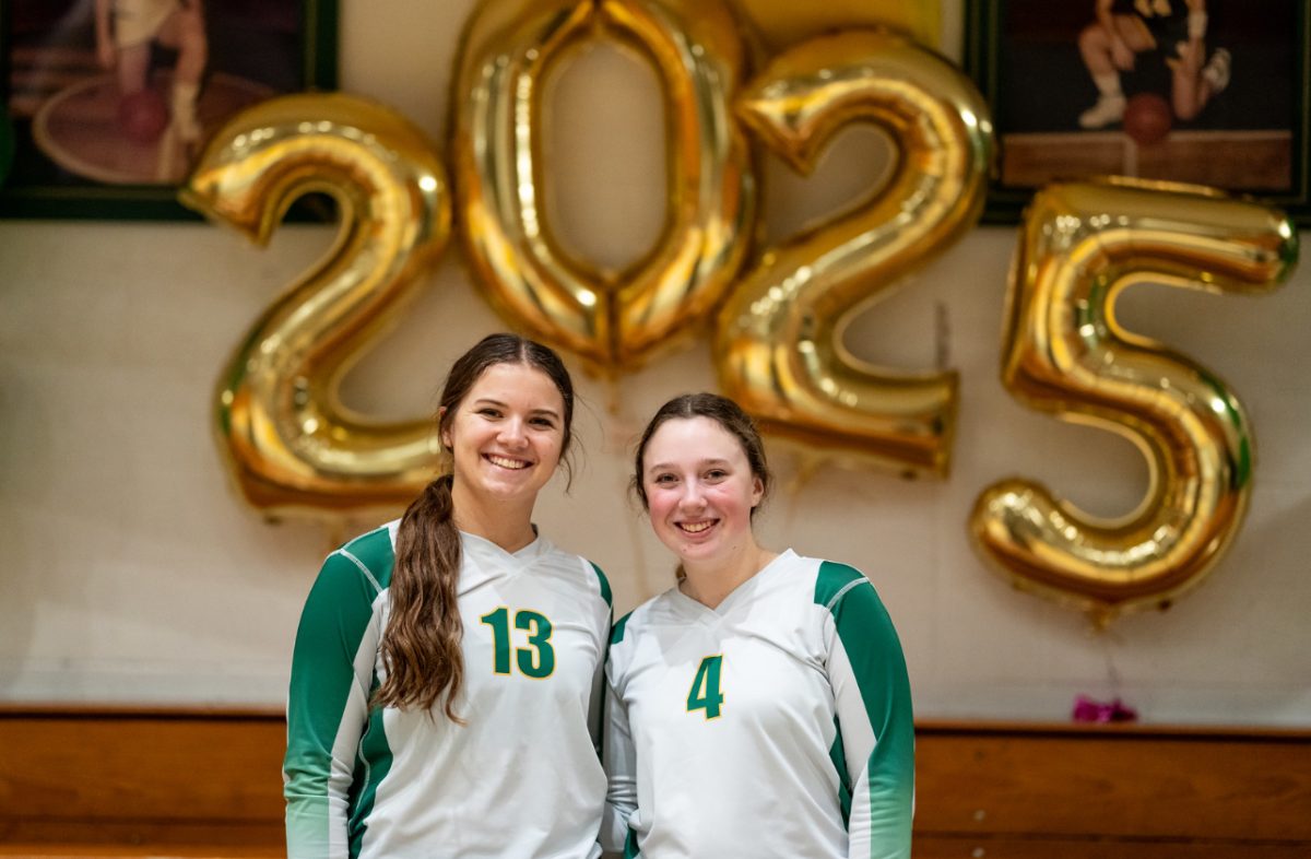 Seniors Catie Musser and Riley Hoaks