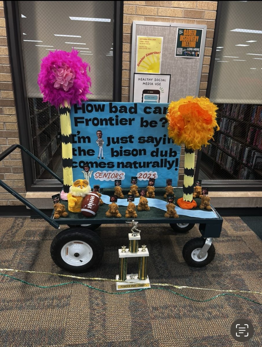 The winning Seniors' Lorax Float.