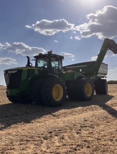 Be cautious on the road; it's harvest season!